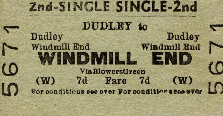 Windmill End ticket